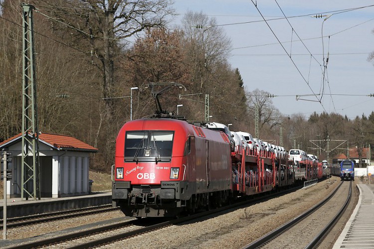 ÖBB 1016 007 Sunny Boy, Autotransport