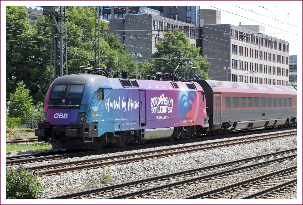 ÖBB 1116 203, Eurovision Song Contest Wien 2026