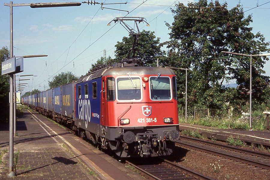 SBB Cargo Re 421, Rhein