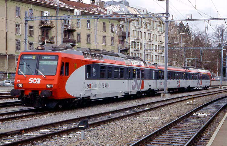 Schweiz SOB RBDe 566 079, St. Gallen
